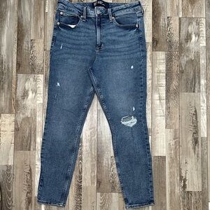 GAP Dark Blue Distressed High Rise Universal Leggings